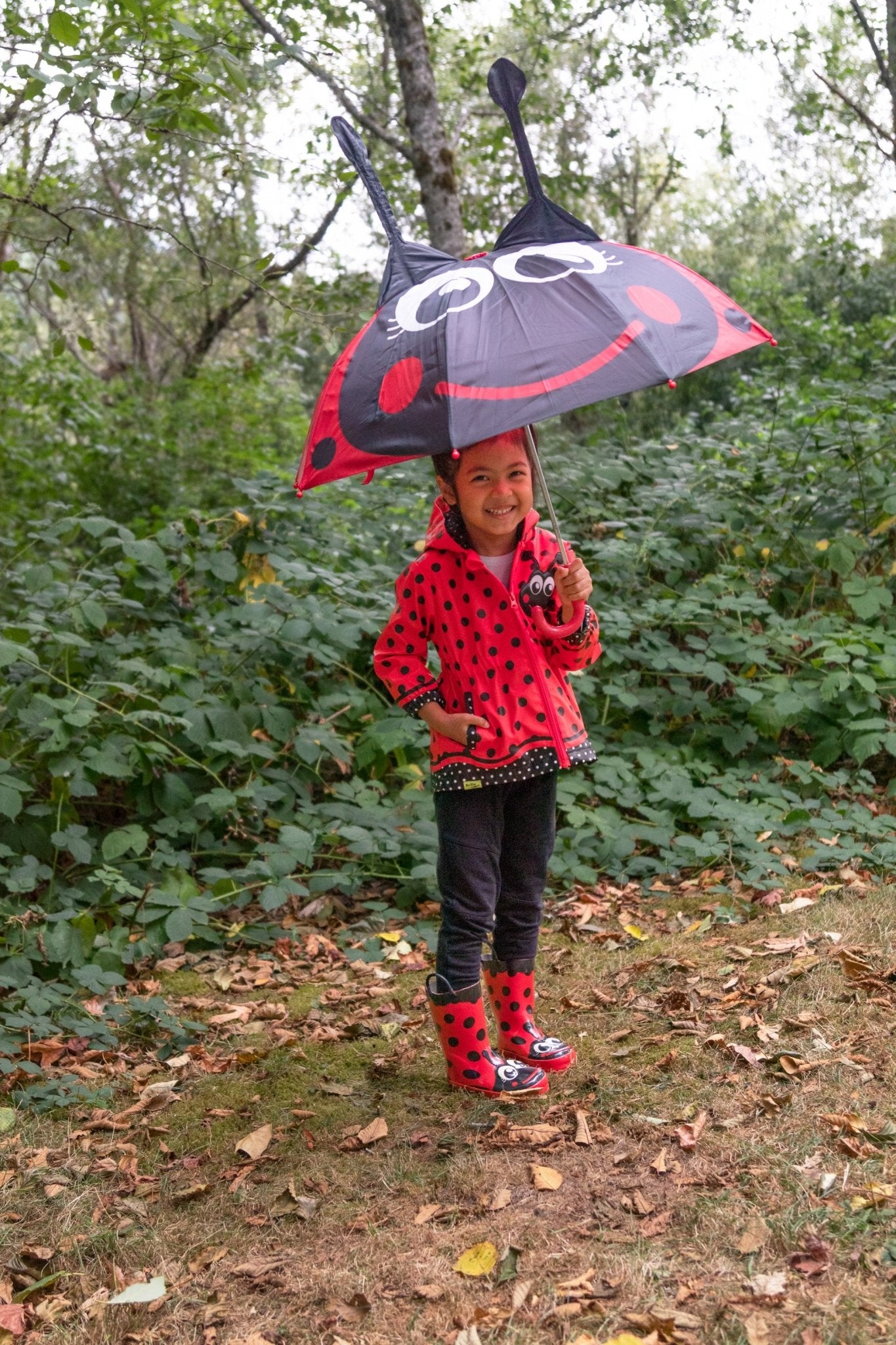Western Chief Kids Ladybug Rain Gear Set