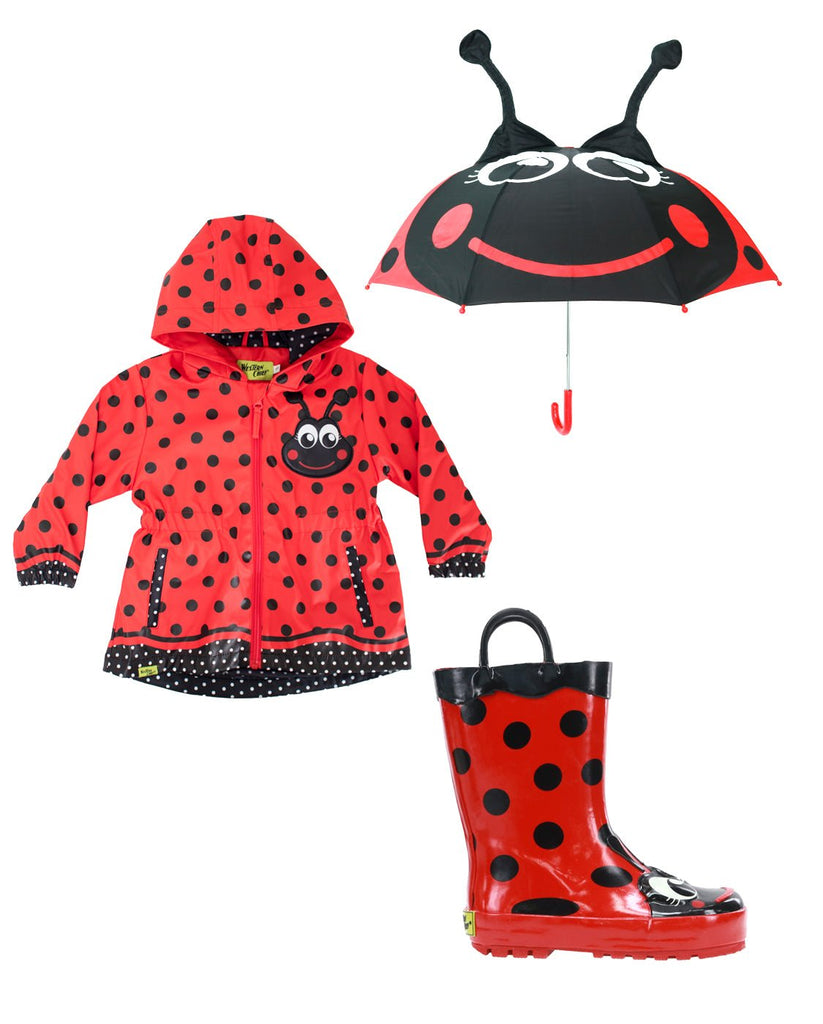 Rain boots and coat set sale