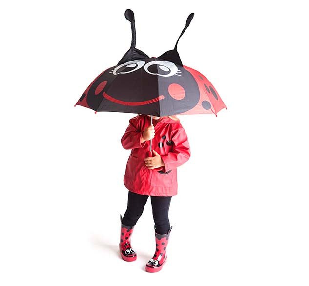 Kids Lucy Ladybug Umbrella - Red - Western Chief