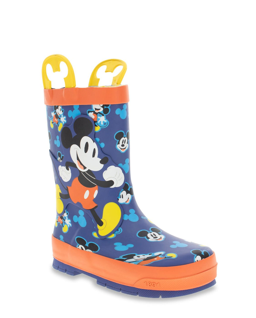 Kids Mickey Mouse Musketeer Rain Boot - Blue - Western Chief