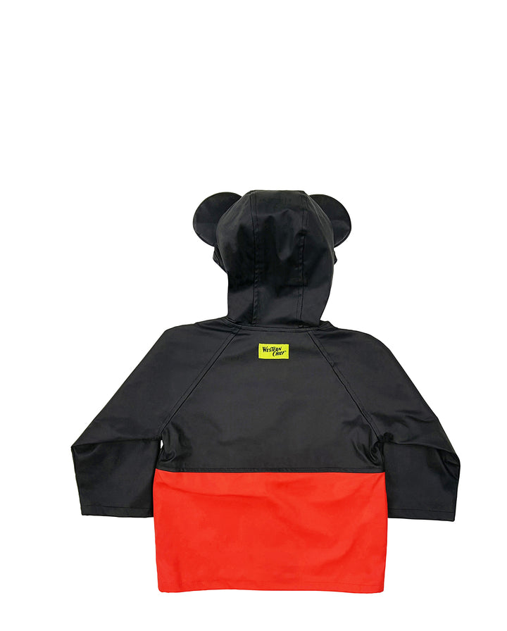 Kids Mickey Mouse Rain Coat - Red