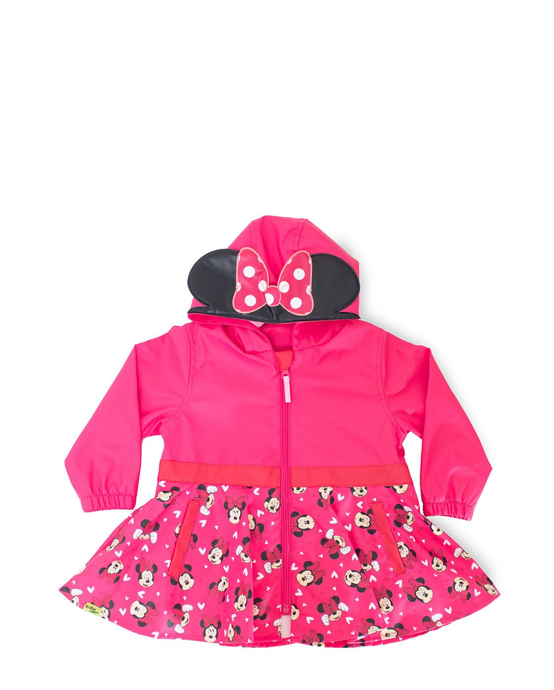 Kids Minnie Mouse Love Raincoat - Pink - Western Chief