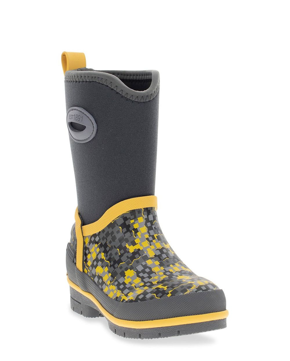 Kids Power Pixel Neoprene Cold Weather Boot - Charcoal - Western Chief