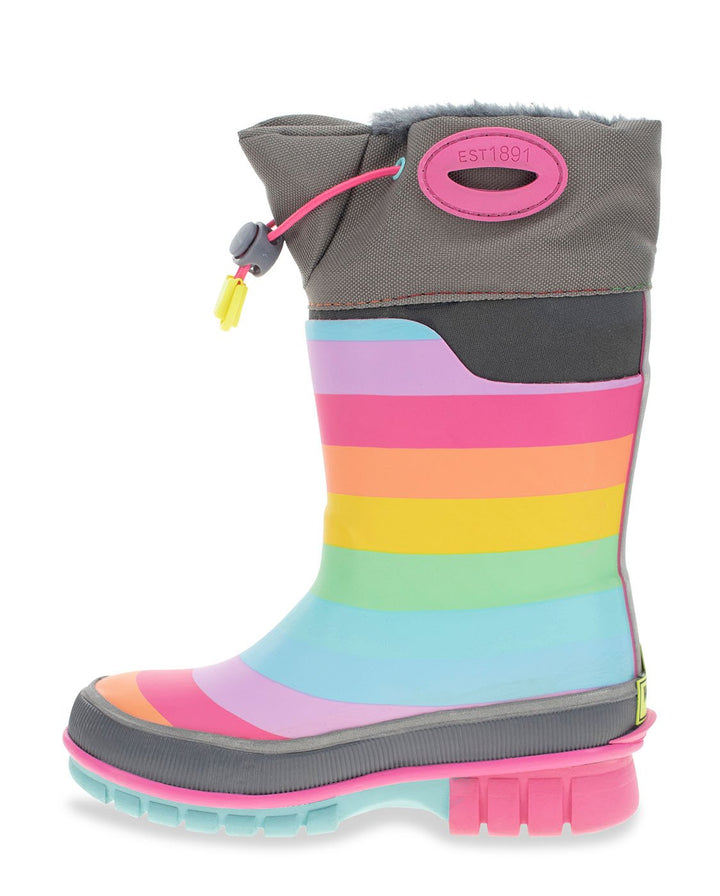 Kids Rainbow Rules Neoprene Cold Weather Boot - Multi - Western Chief