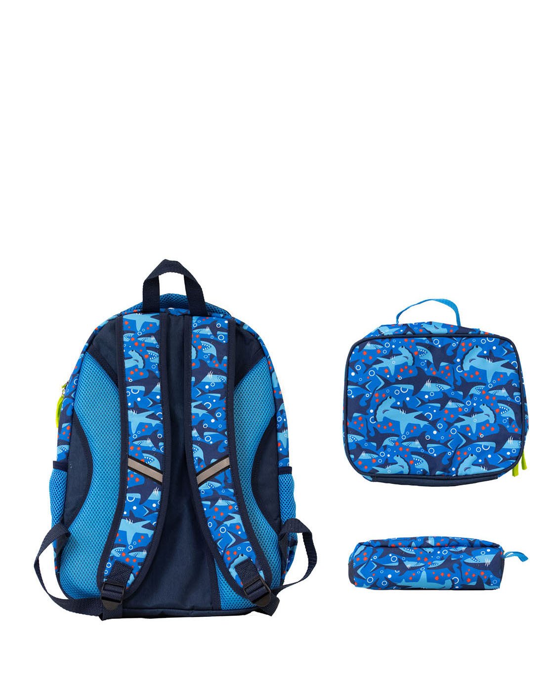 Western Chief Kids Sharks Backpack Bundle Navy