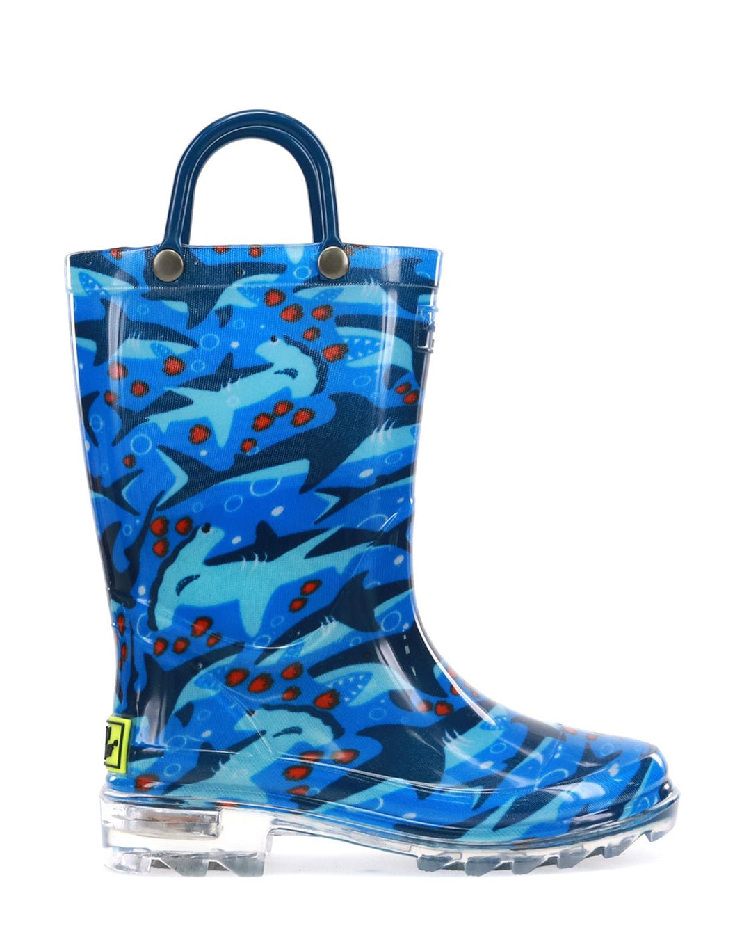 Kids Shark Chase Lighted Rain Boot - Blue - Western Chief