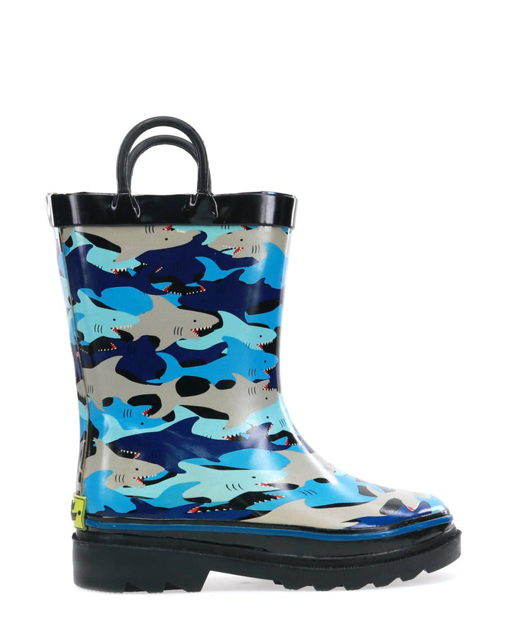 Kids Shark Chomp Rain Boot - Blue - Western Chief