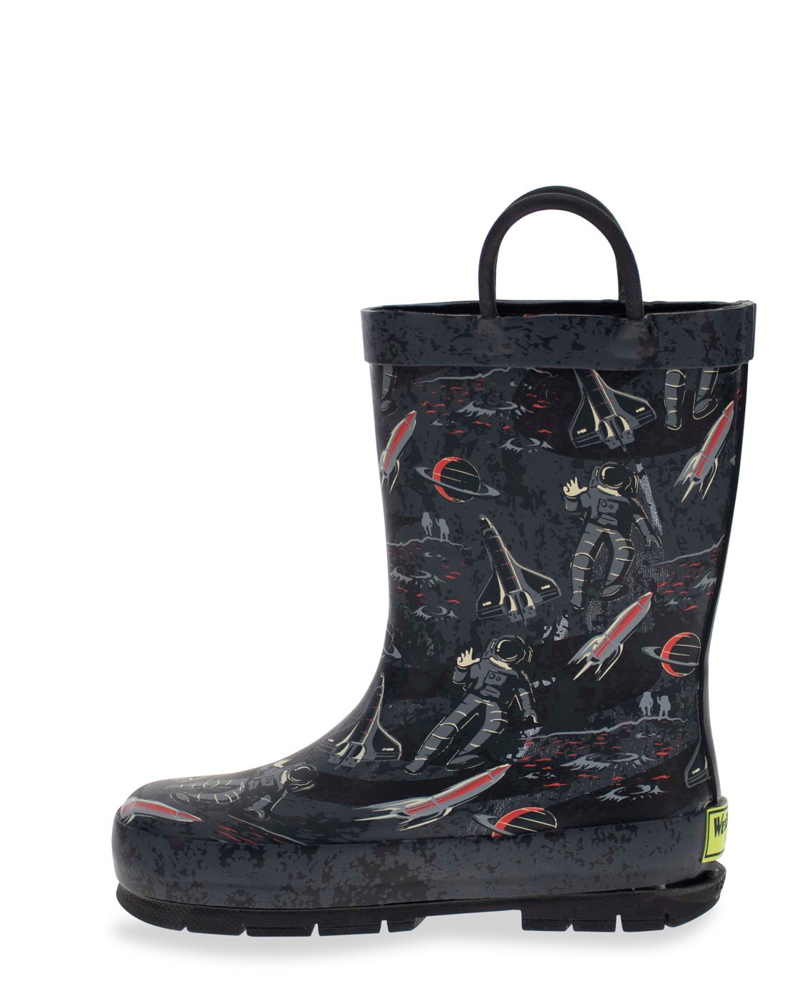 Kids Space Tour Rain Boot Charcoal