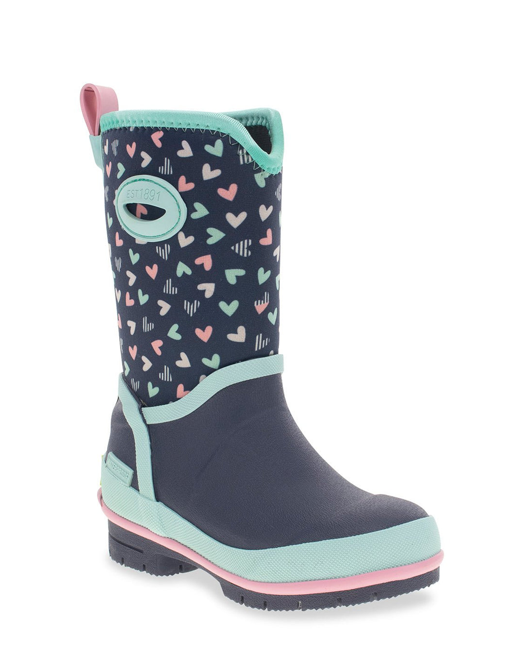 Kids Sweethearts Neoprene Cold Weather Boot - Navy - Western Chief