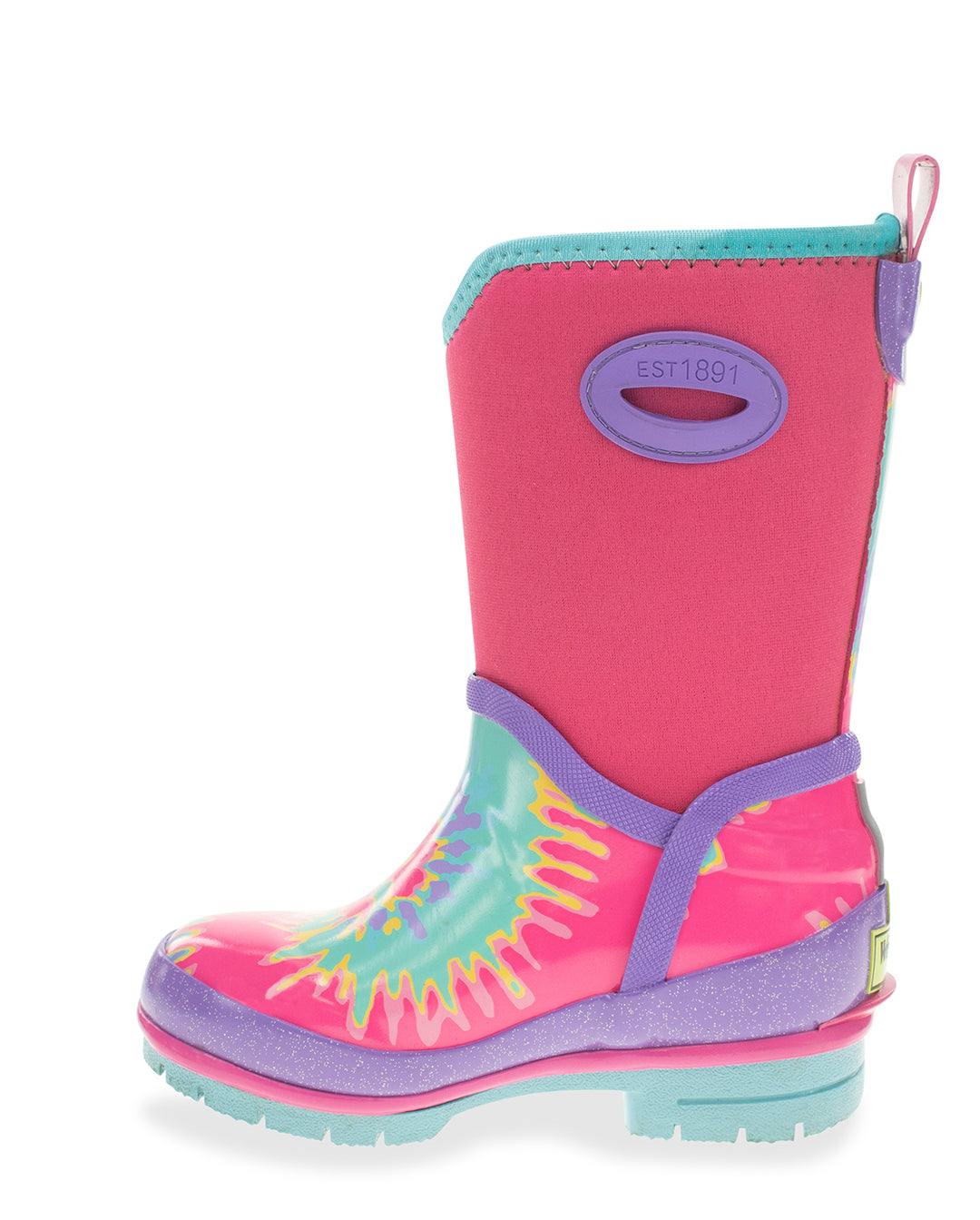 Kids Tie Dye Neoprene Boot - Pink