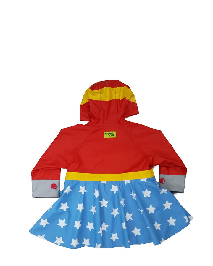 Kids Wonder Woman Raincoat - Red - Western Chief