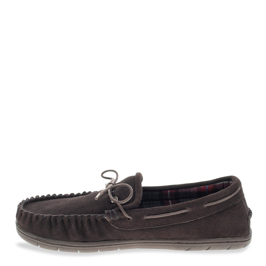 Men's Country Flannel Slipper - Chocolate - Western Chief
