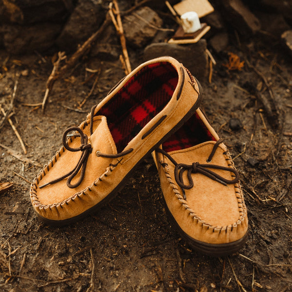 Men s Country Flannel Slipper Wheat