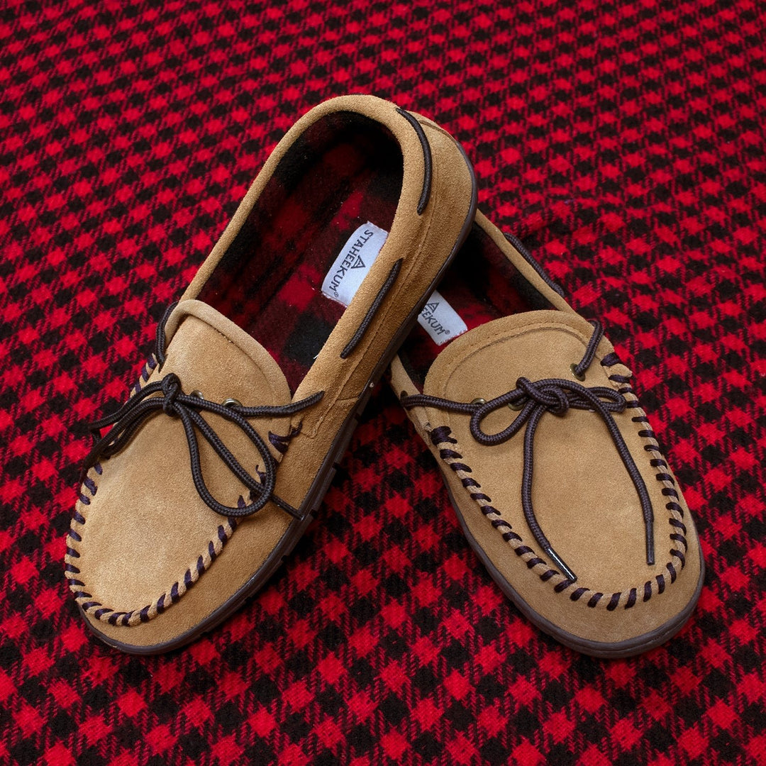 Men's Country Flannel Slipper - Wheat - Western Chief