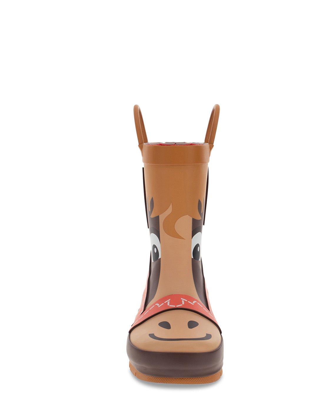 New Kids Hayden Horse Rain Boot Brown Western Chief