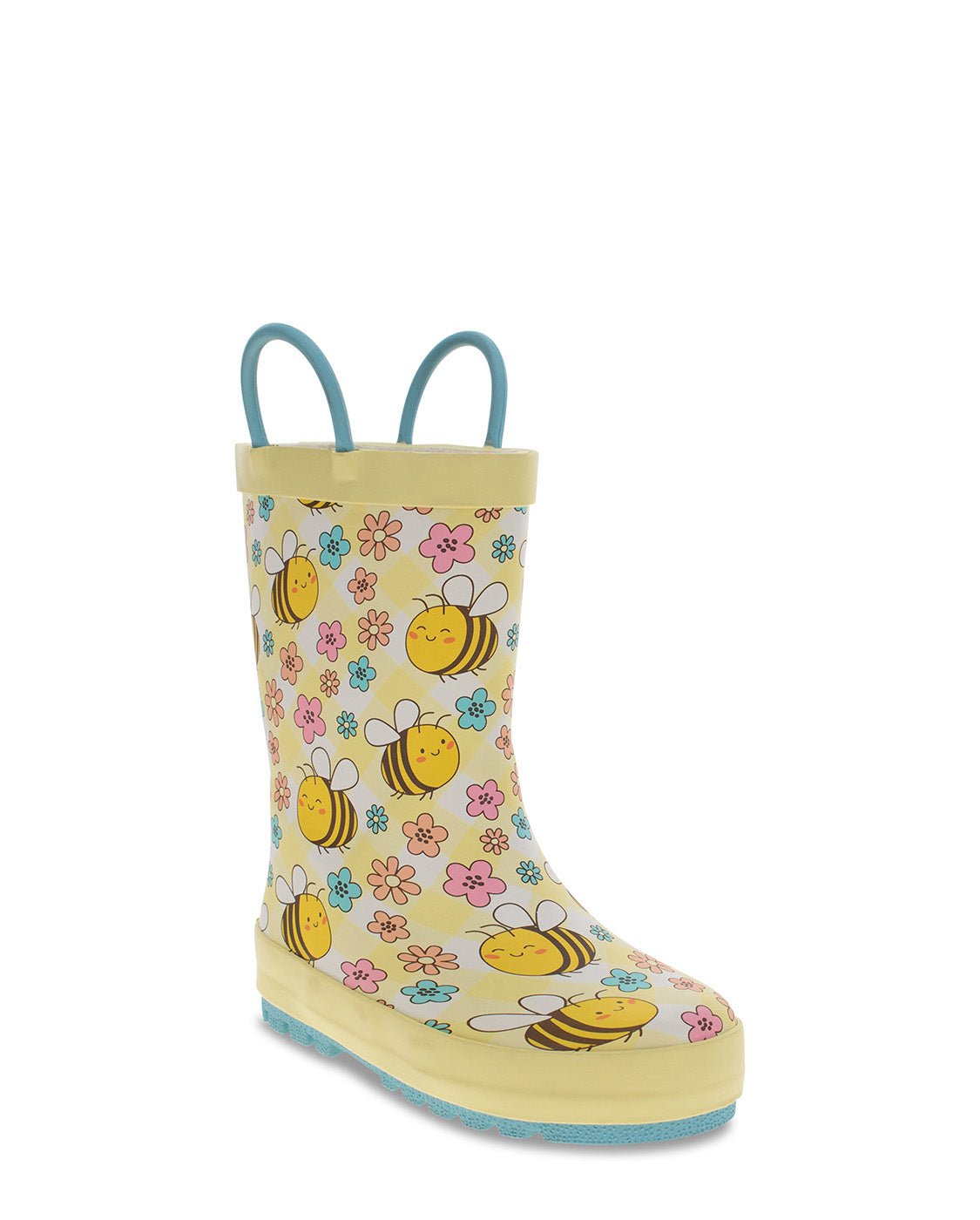 Yellow rain deals boots with bees