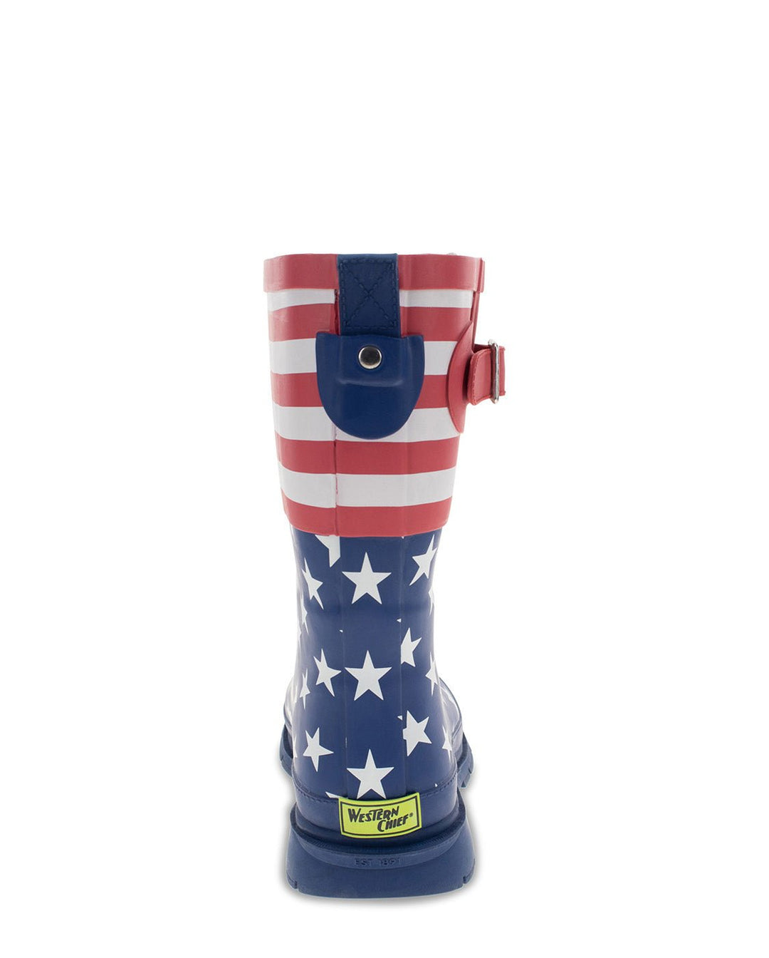 New! Women's Old Glory Mid Rain Boot - Blue - Western Chief