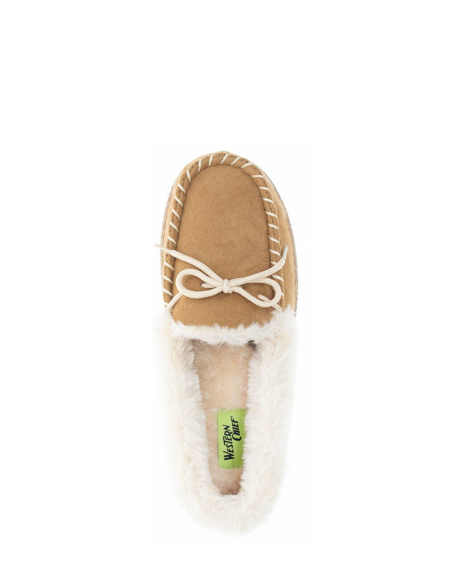Western Chief Ester Slipper - Cozy Indoor Synthetic Sole House Shoes