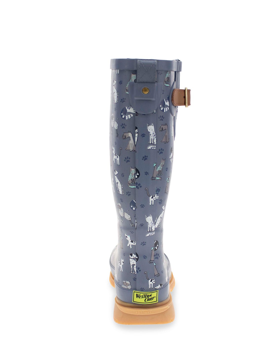 Womens dog print rain boots outlet