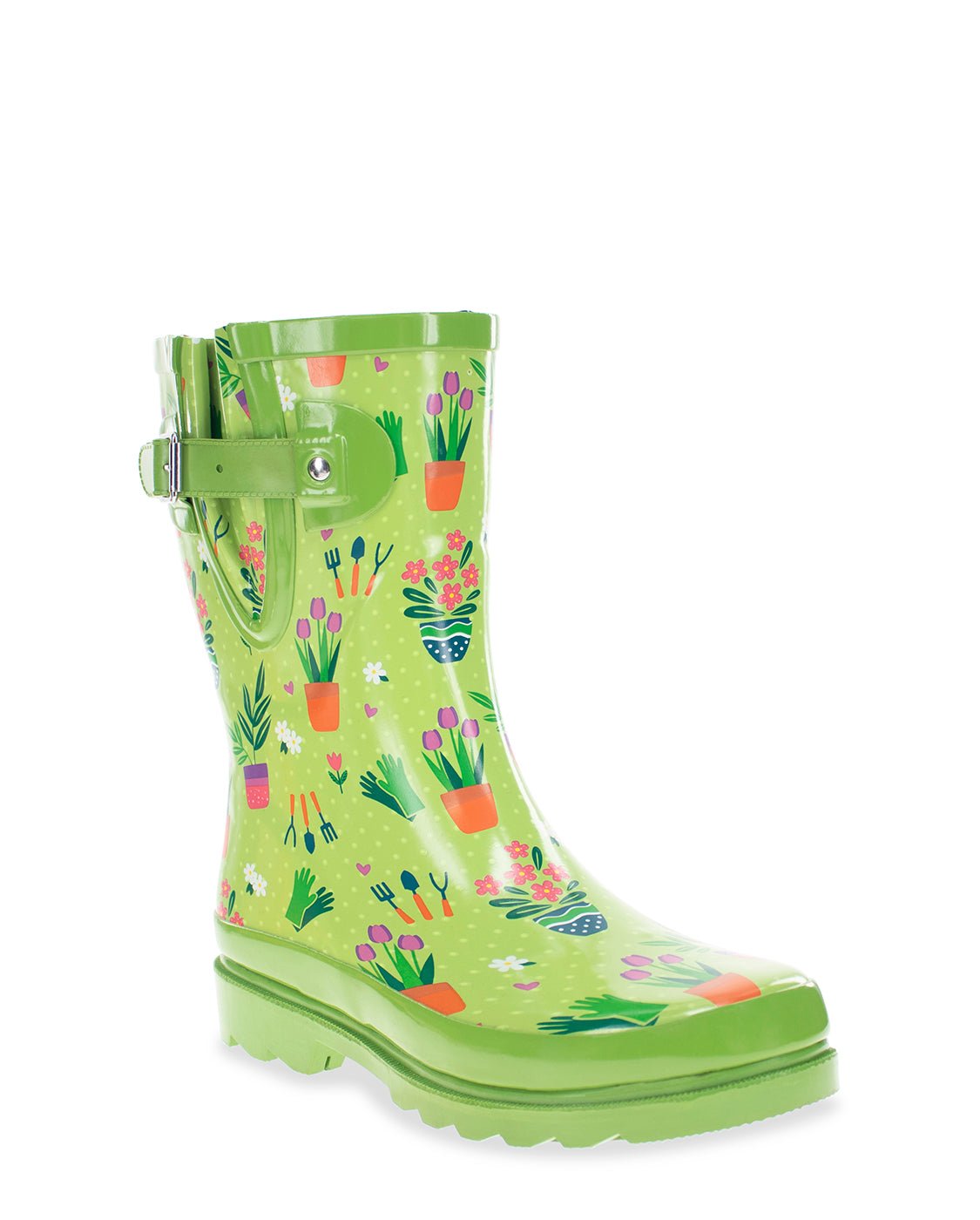 Women's Garden Days Mid Rain Boot - Green – Western Chief