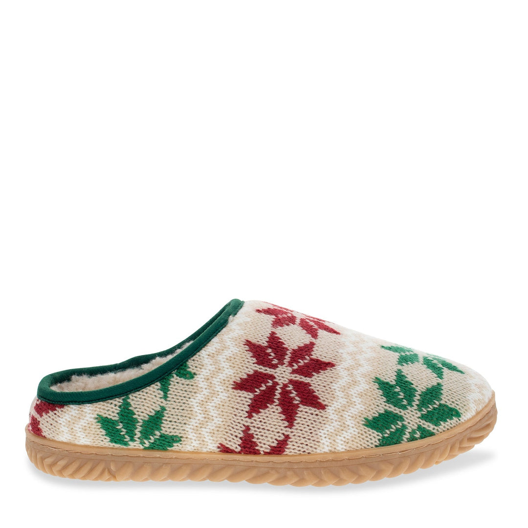 Women's Graphic Holiday Party Slipper - Oat - Western Chief
