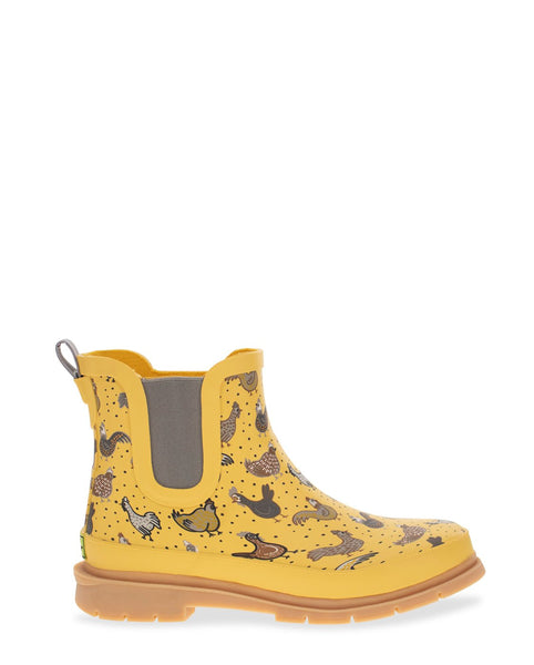 Western Chief Women s Hen Frenzy Chelsea Boot Yellow