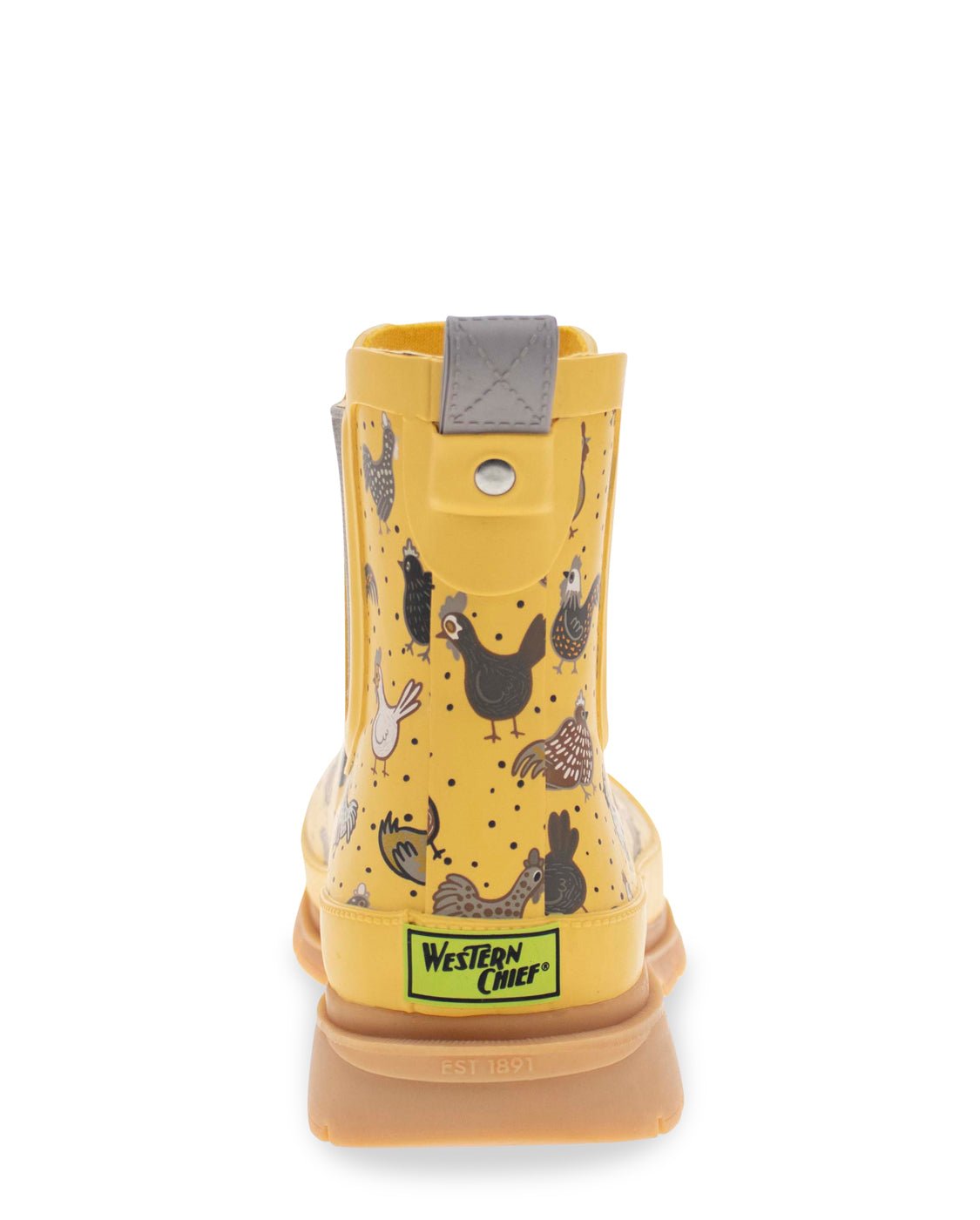 Western Chief Women s Hen Frenzy Chelsea Boot Yellow