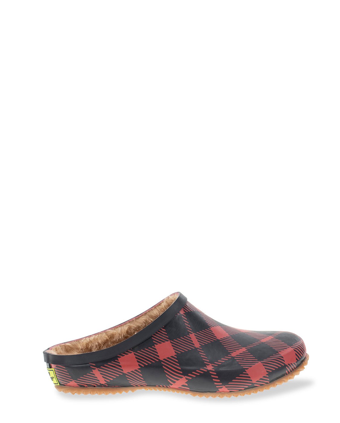 Plaid clogs sale