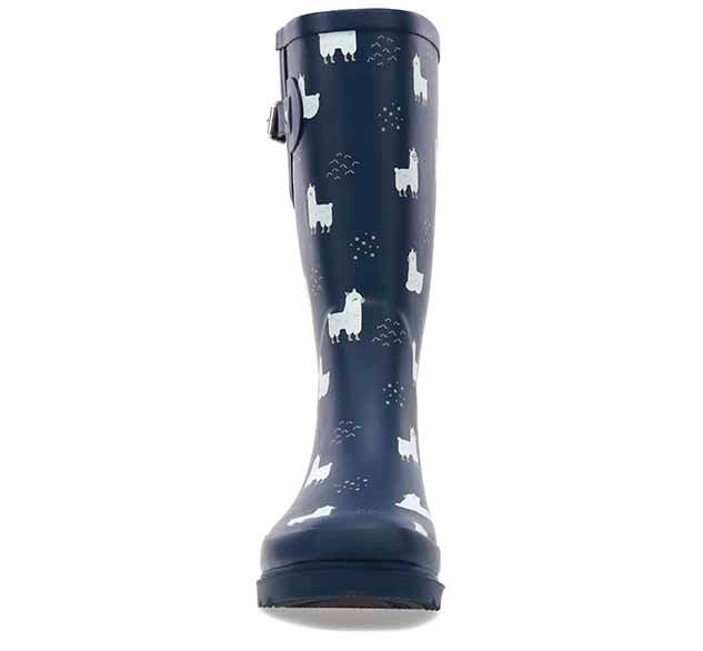 Women's No Probllama Rain Boot - Navy - Western Chief