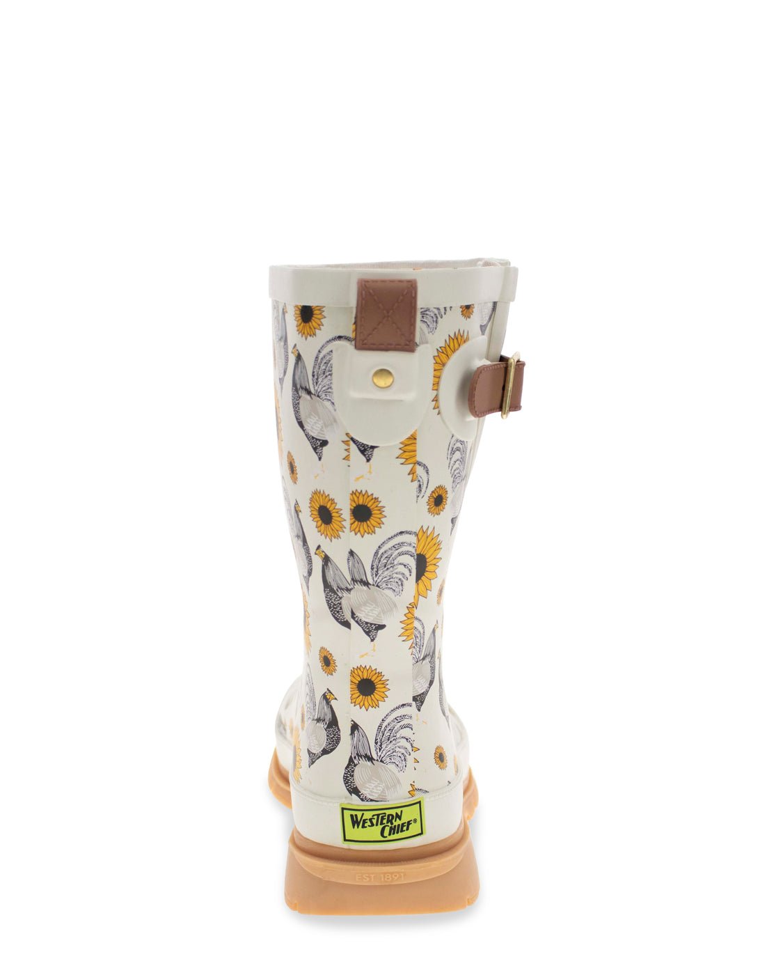 Women s Rooster Rise Mid Rain Boot Cream